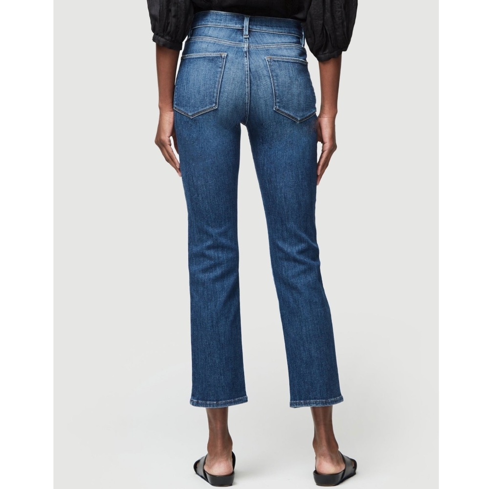 Frame Le High Rise Straight Cropped Stretch Jeans Size 28 - Picture 3 of 16